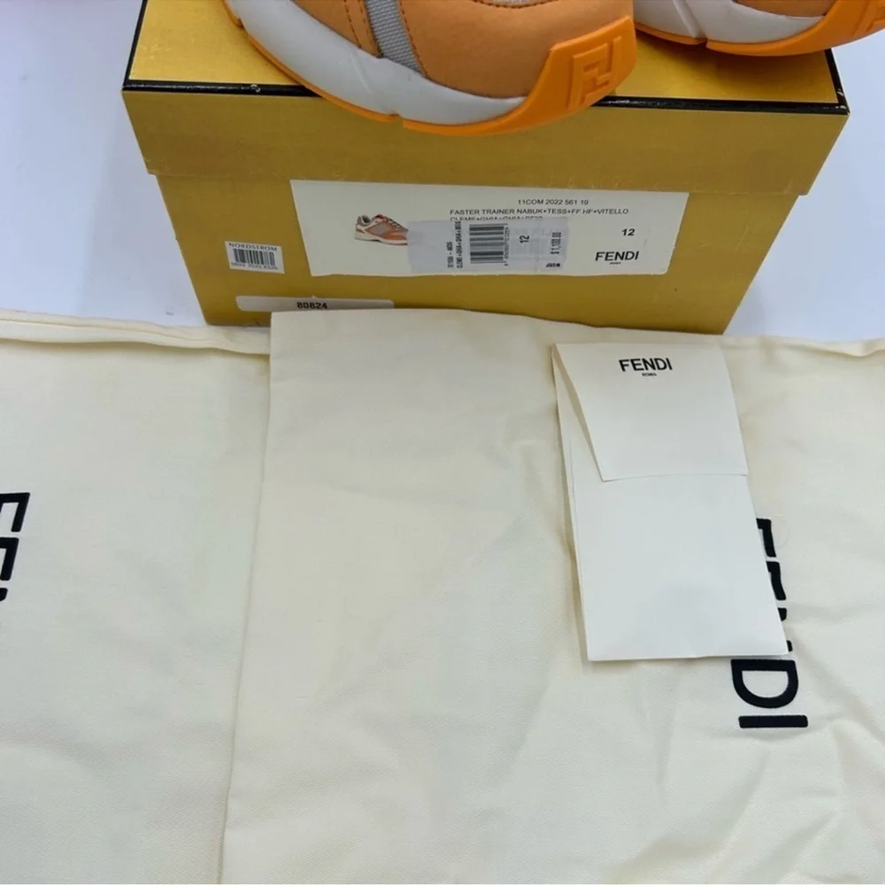 Fendi vibrant orange